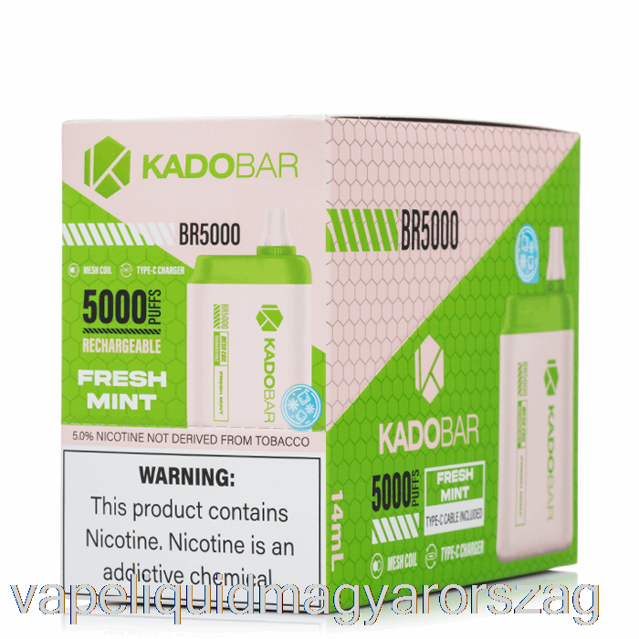 [5 Csomag] Kado Bar Br5000 Eldobható Vape Folyadék